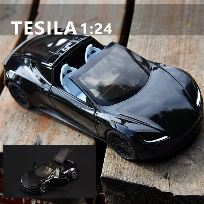 1:24 Scale Tesla Diecast Model Car 2 1:24 Scale Tesla Diecast Model Car - Image 2