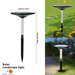 Modern Solar Garden Pathway Light 7-Shaped Design 14 Sf926b27a6db9434b9002b74ecd4df049a
