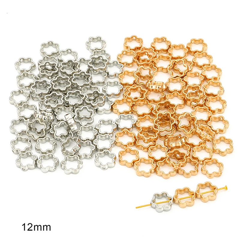 Two-Hole Beads for Jewelry Crafting - 50 pcs 8 Two-Hole Beads for Jewelry Crafting - 50 pcs - Image 8