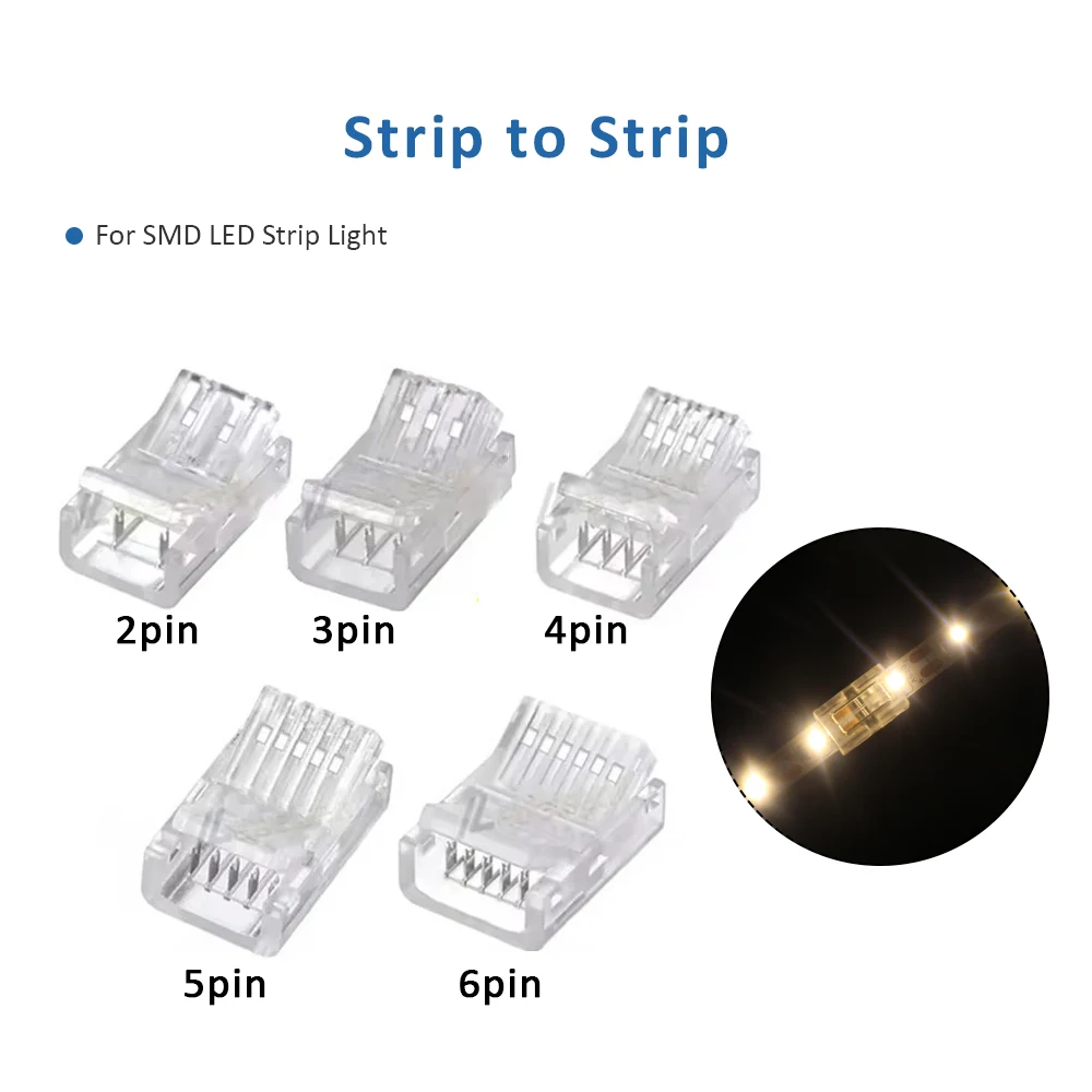 LED Strip Connector Set (8mm, 10mm, 12mm) 7 LED Strip Connector Set (8mm, 10mm, 12mm) - Image 7