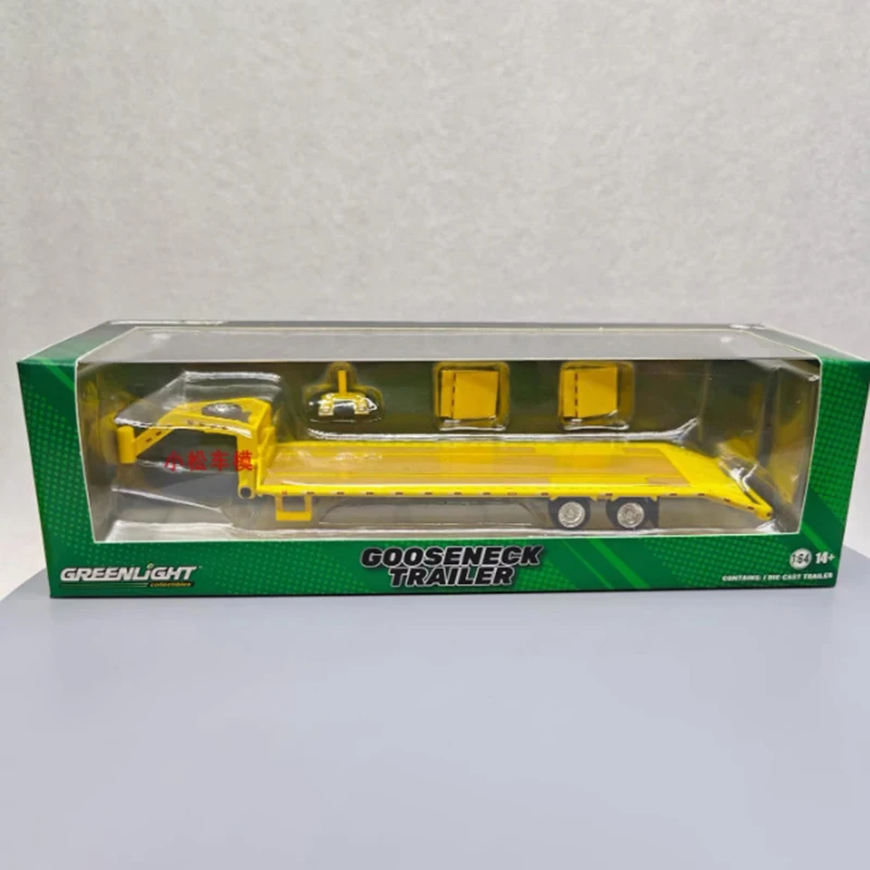 Green 1/64 Diecast Gooseneck Trailer Collection 6 Green 1/64 Diecast Gooseneck Trailer Collection - Image 6