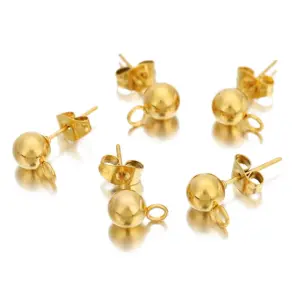 Gold Stainless Steel Earring Findings Set 14 Sf9a8708f1a2349f9b12e7230d47cdc9dX