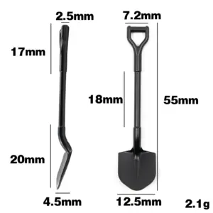 RC Miniature Black Metal Shovel for 1/18 & 1/24 Scale 6 Sf9b58adc9df4441ea45a2059cd186965p