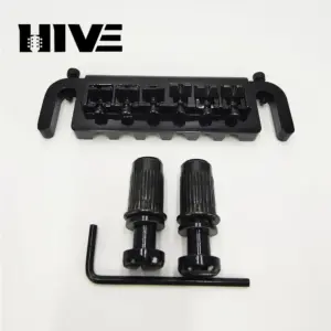 Metal Guitar Bridge and Tuning Board Set 17 Sf9c766f5c79640c2b4a44324442c4711b