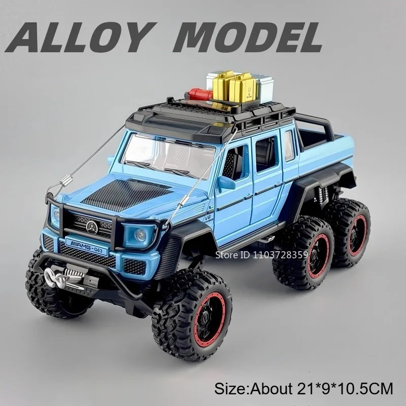 1:24 Scale G63 Diecast Off-Road Model Car 8 1:24 Scale G63 Diecast Off-Road Model Car - Image 8