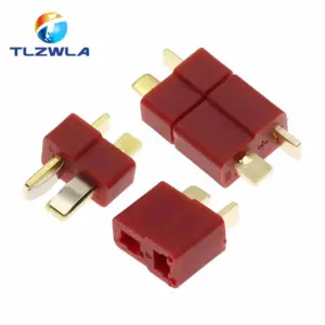 Red T-Style Connectors Set for RC Electronics 10 Sf9dbcfd99a6943e799476382e8abf2393