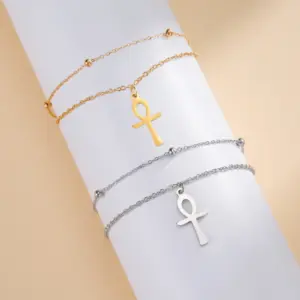 Egypt Ankh Cross Anklet for Women 14 Sf9f59df1593543a3916a6561d55aeee7P