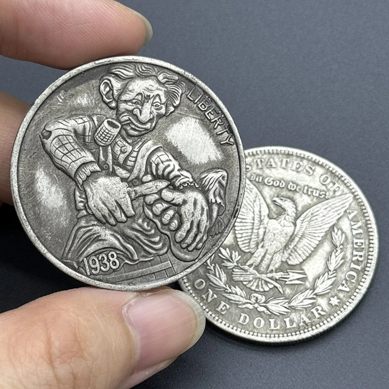 Vintage Copper Commemorative Coin Display 5 Vintage Copper Commemorative Coin Display - Image 5