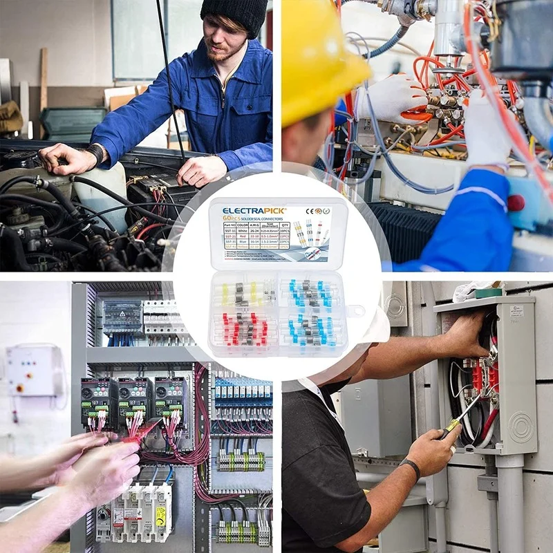 Waterproof Heat-Shrink Connector Kit for Electrical Wiring 4 Waterproof Heat-Shrink Connector Kit for Electrical Wiring - Image 4