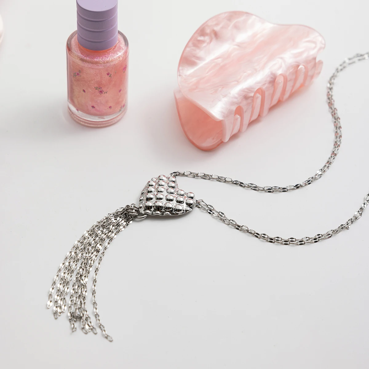 Unisex Stainless Steel Layered Necklace 6 Unisex Stainless Steel Layered Necklace - Image 6