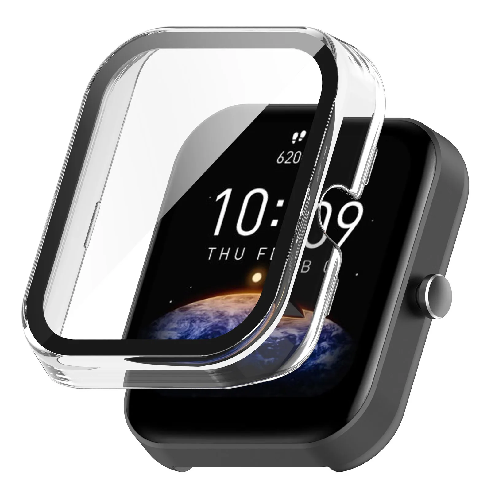 Amazfit Bip 3 Protective Glass Case 2 Amazfit Bip 3 Protective Glass Case - Image 2