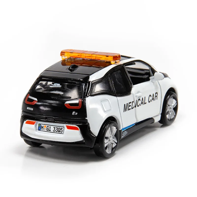 White Medical Vehicle Die-Cast Model 1:64 Scale 4 White Medical Vehicle Die-Cast Model 1:64 Scale - Image 4