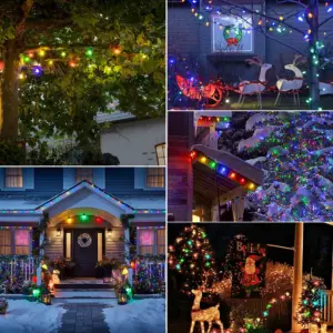 Vibrant Outdoor Christmas String Lights 25ft & 65ft 13 Sfa4b0a8e96f44e9baf27a70397adcc7bm