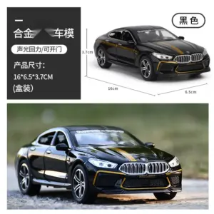 Black and Gold Alloy Model Car 1:32 Scale 14 Sfa5e8de9a2ca481b8aa8827287655327Y