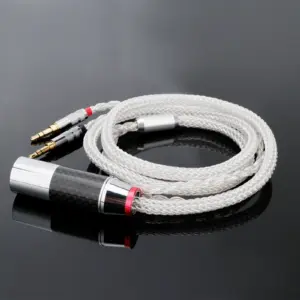 Premium Dual 16-Core Silver Headphone Cable 14 Sfa6a1e96c77242adbeef6aa5aa907508s
