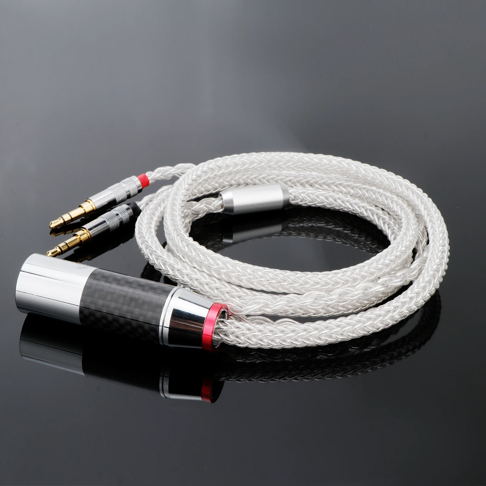 Premium Dual 16-Core Silver Headphone Cable 7 Premium Dual 16-Core Silver Headphone Cable - Image 7
