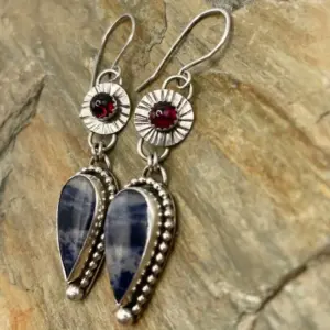 Vintage Blue Stone Drop Earrings 5 Sfa6ffb0cc1134ea8917934d8e1f5c096k