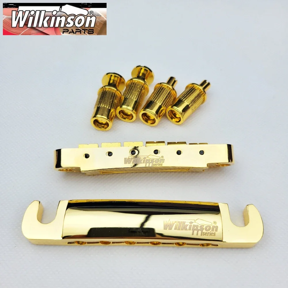 Gold Wilkinson Guitar Bridge for Les Paul 2 Gold Wilkinson Guitar Bridge for Les Paul - Image 2