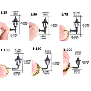 Vintage Miniature Wall Lamps Set for Model Scenes 11 Sfab5cb3d7b994ff390043ec7e4a48e94G
