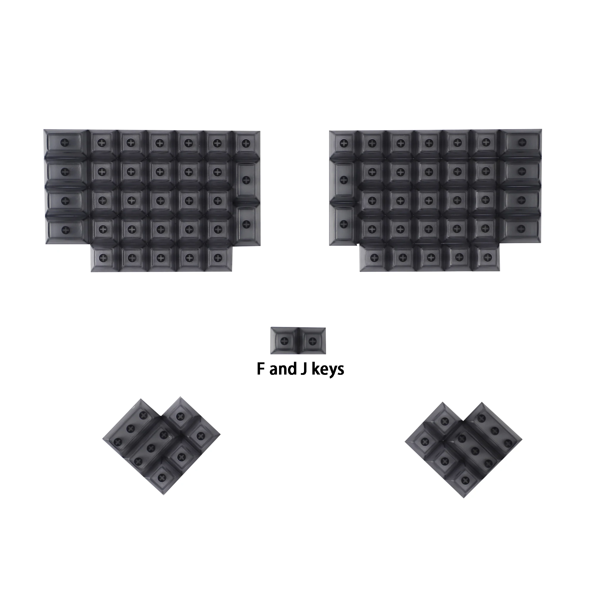 Transparent ABS Keycap Set for Custom Keyboards 7 Transparent ABS Keycap Set for Custom Keyboards - Image 7