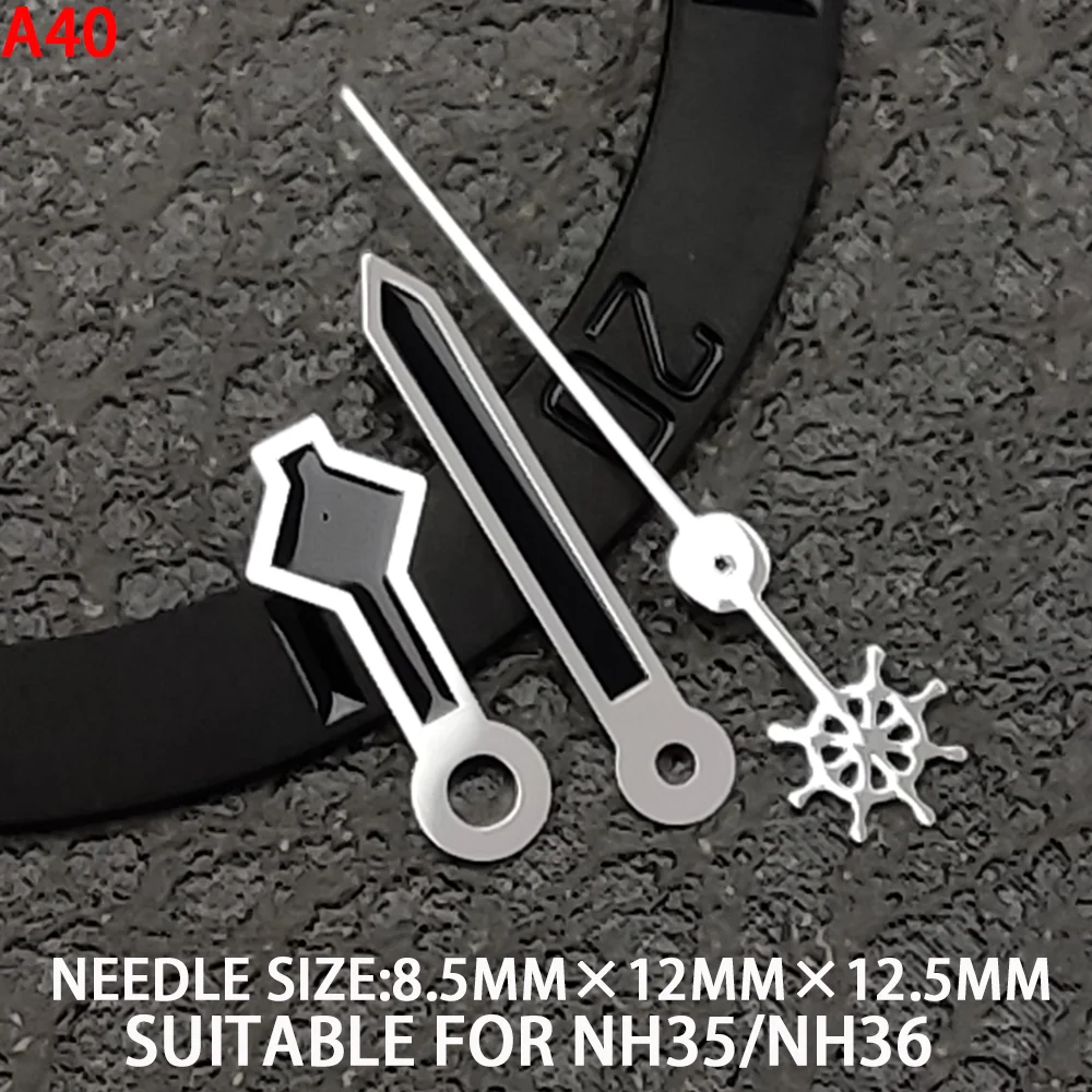 NH35/NH36 Watch Hands Set with Luminous Details 4 NH35/NH36 Watch Hands Set with Luminous Details - Image 4