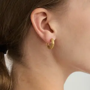 Stainless Steel Gold-Tone Earrings 9 Sfaff5dc3292d4fb6a3a218f4a2b0931fA