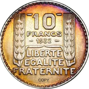 Vintage France 10 Francs Replica Coins Set 9 Sfb01655623334eb686623f74c5c6d2f6e