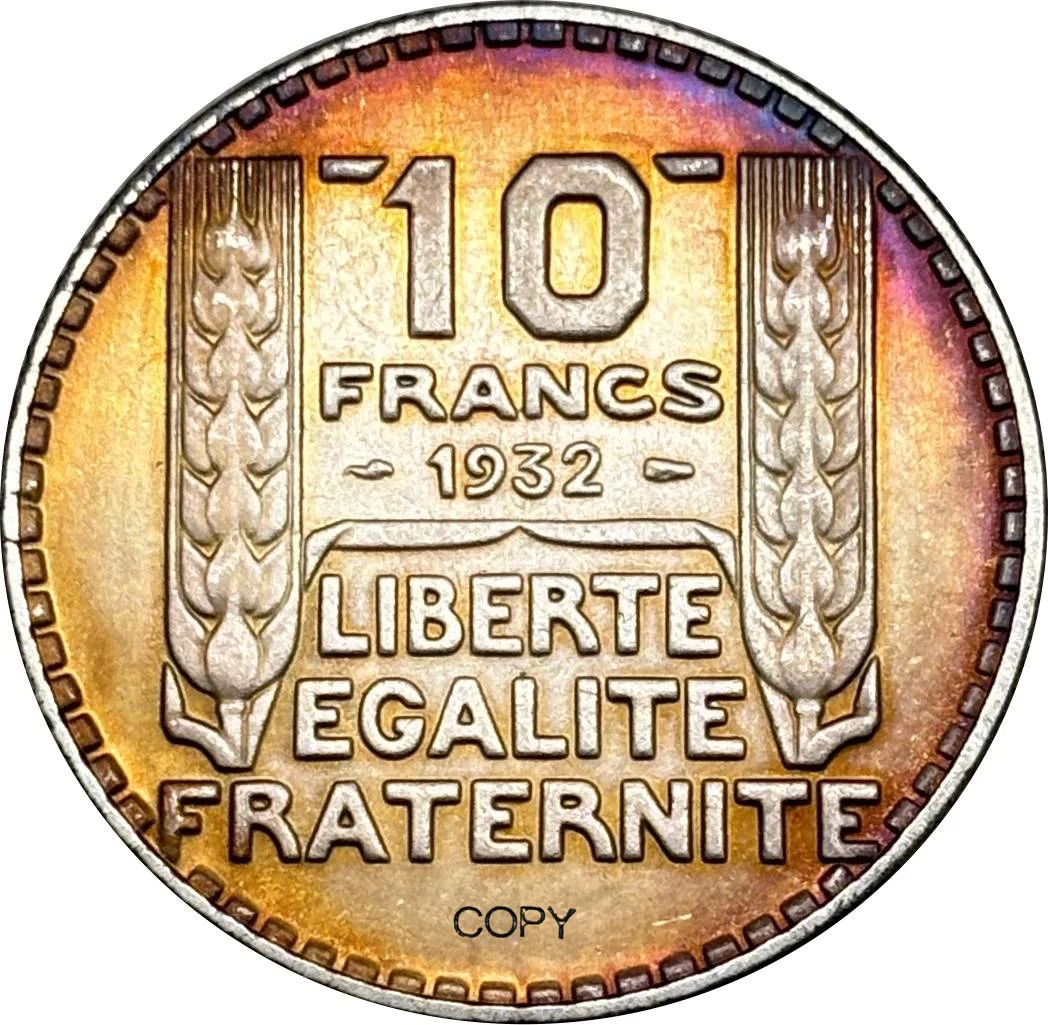 Vintage France 10 Francs Replica Coins Set 4 Vintage France 10 Francs Replica Coins Set - Image 4