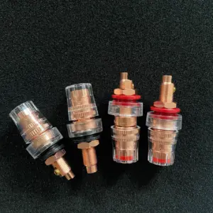 High-Quality Copper Speaker Binding Posts Set 7 Sfb08be6630294c23bdb359c7dc6efc3cC