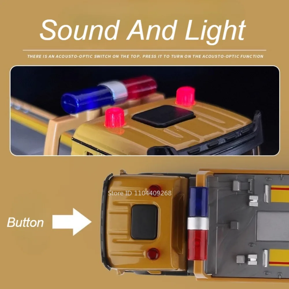 1:32 Scale Rescue Flatbed Truck Model 3 1:32 Scale Rescue Flatbed Truck Model - Image 3