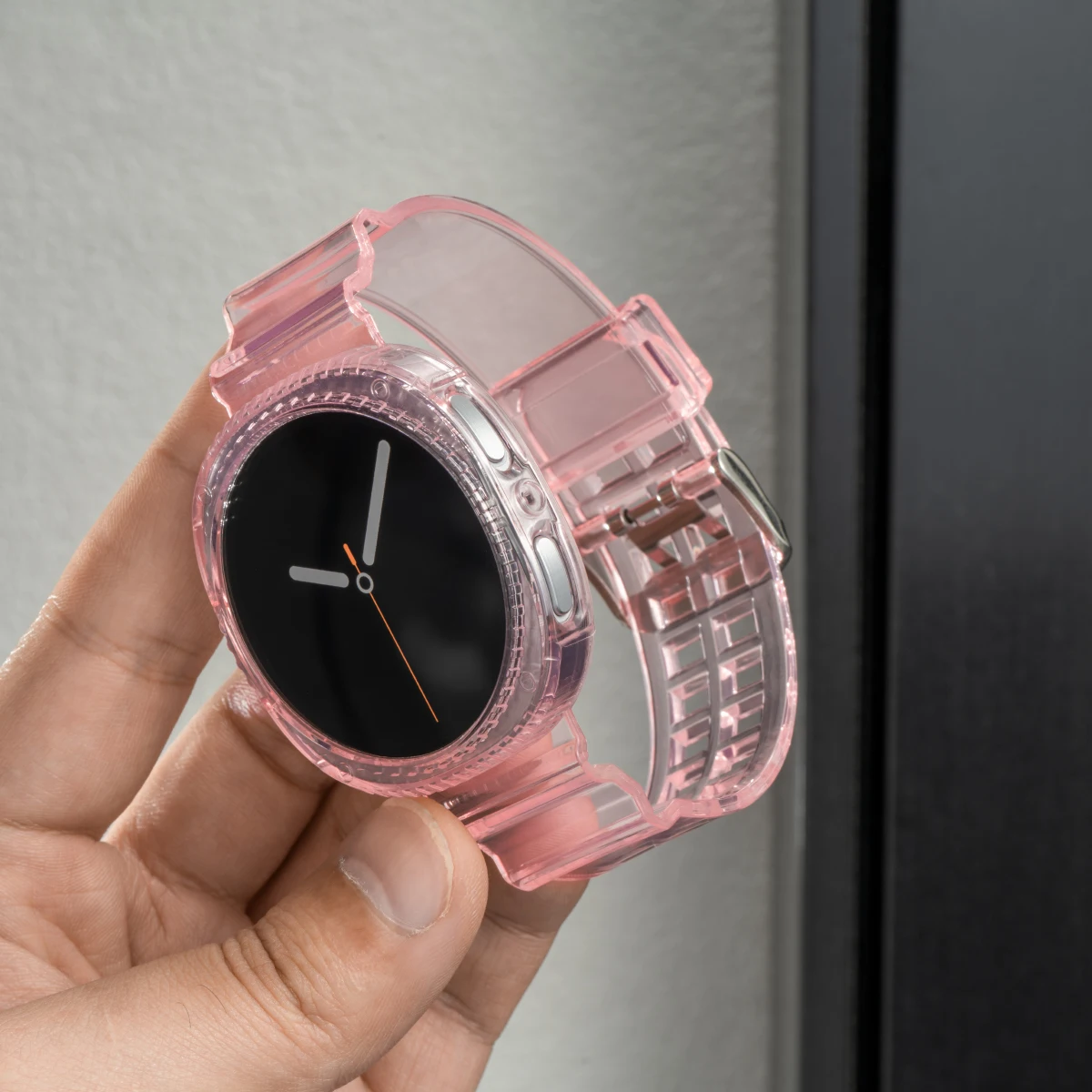 Transparent Silicone Case and Strap for Samsung Galaxy Watch 8 7 Transparent Silicone Case and Strap for Samsung Galaxy Watch 8 - Image 7