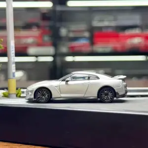 Silver GTR R35 diecast model 1:64 scale 10 Sfb7946561cec449891a76efcba2e248a9