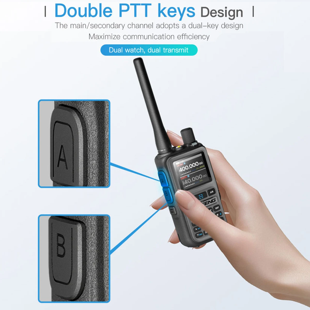 BAOFENG UV-5R Mini Walkie Talkie with Bluetooth 6 BAOFENG UV-5R Mini Walkie Talkie with Bluetooth - Image 6