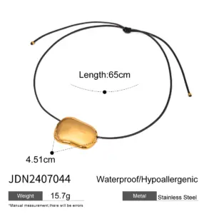 Stainless Steel Abstract Pendant Necklace 18 Sfba8d5cbe8fc4fa4a6b4333360af7ef0e 2