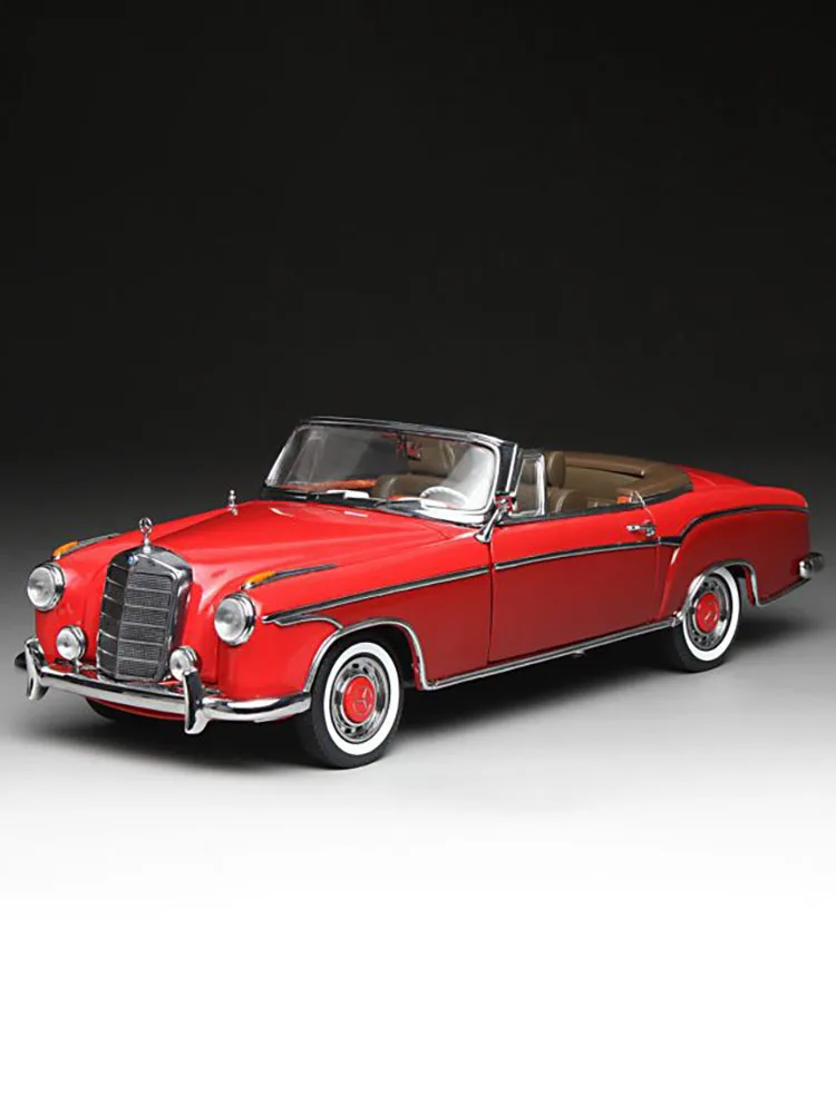 Vibrant Red 1960 220 SE Sunstar Diecast Model 7 Vibrant Red 1960 220 SE Sunstar Diecast Model - Image 7