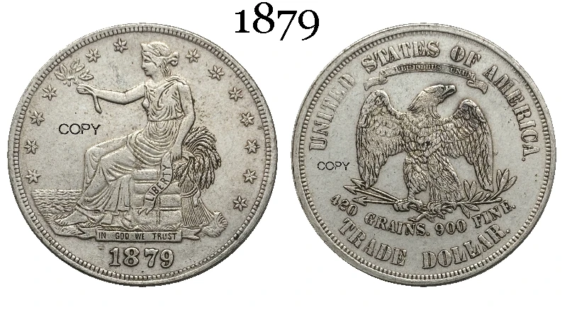 1877 US Trade Coin Replica for Collectors 3 1877 US Trade Coin Replica for Collectors - Image 3