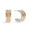 Stainless Steel C-Shape Earrings for Women