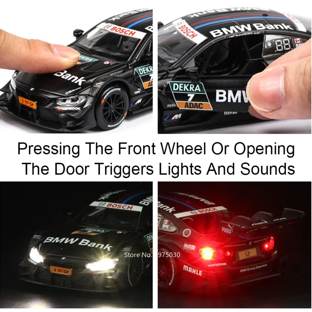 BMW M4 DTM 1:32 Scale Diecast Model 3 BMW M4 DTM 1:32 Scale Diecast Model - Image 3