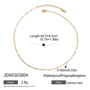 Gold-Tone Zircon Pendant Necklace for Women 18 Sfbf50d7ac7ab412f80957f0d76dbfa46t