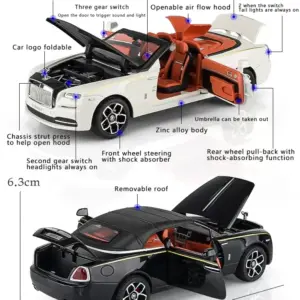 1:24 Scale Rolls Royce Dawn Diecast Model 11 Sfc1cf29000e64e45b023dfb01877223db