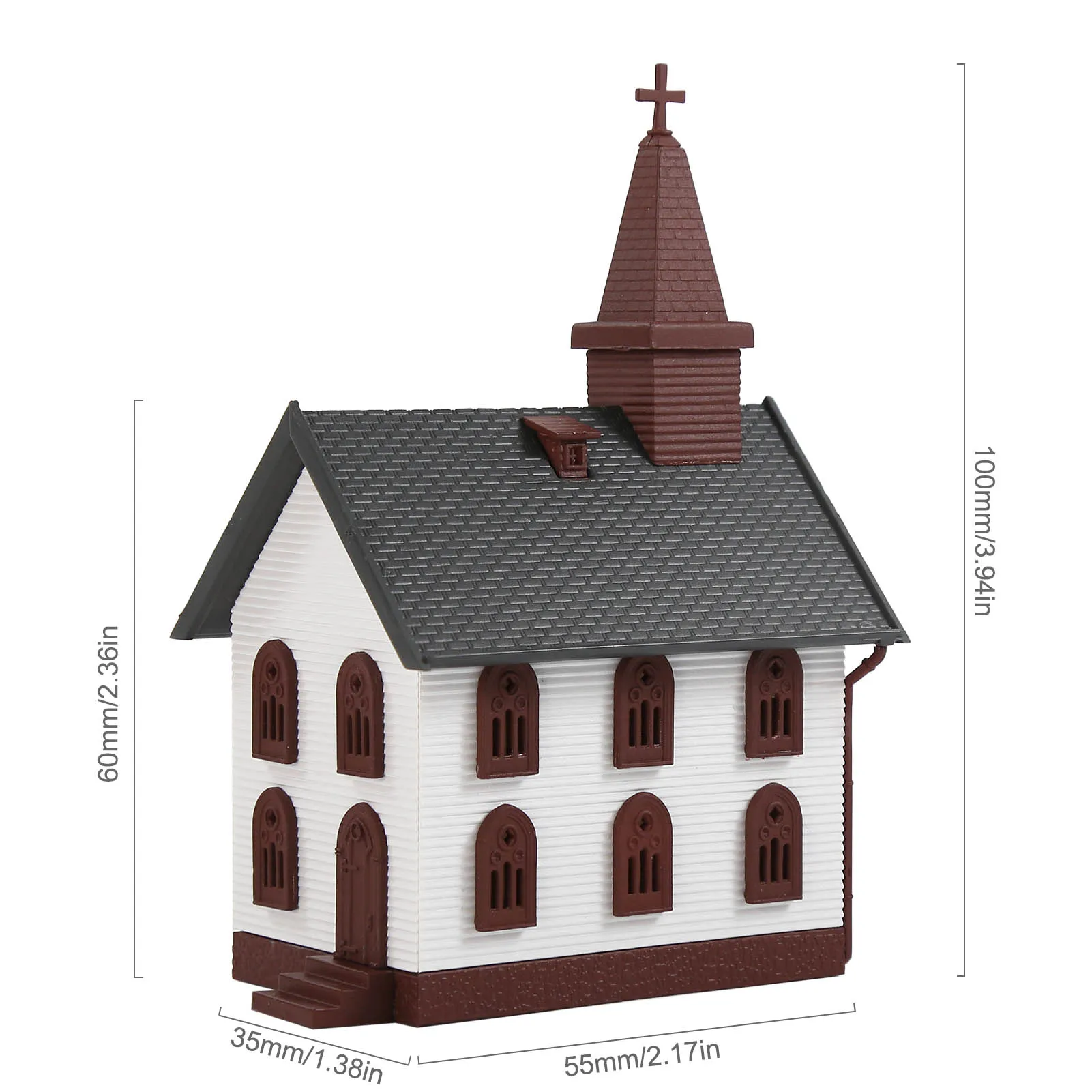 Detailed 1:160 Scale Model Church by Evemodel 3 Detailed 1:160 Scale Model Church by Evemodel - Image 3