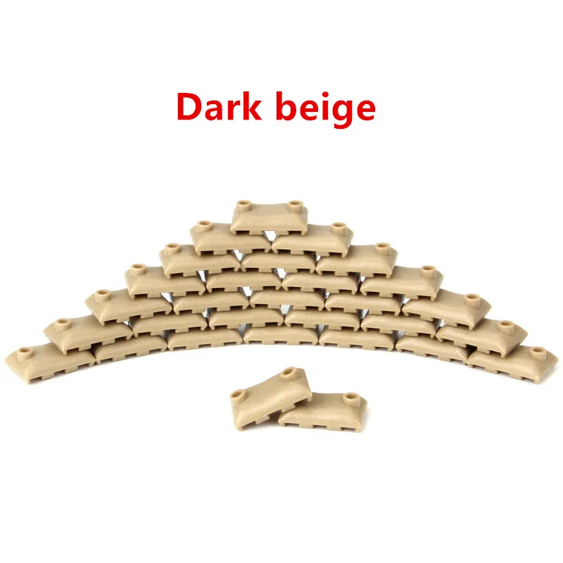 Sandbag Building Blocks for Dioramas (Set of 100) 3 Sandbag Building Blocks for Dioramas (Set of 100) - Image 3