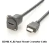 HDMI XLR Panel Mount Converter Cable 30cm/90cm