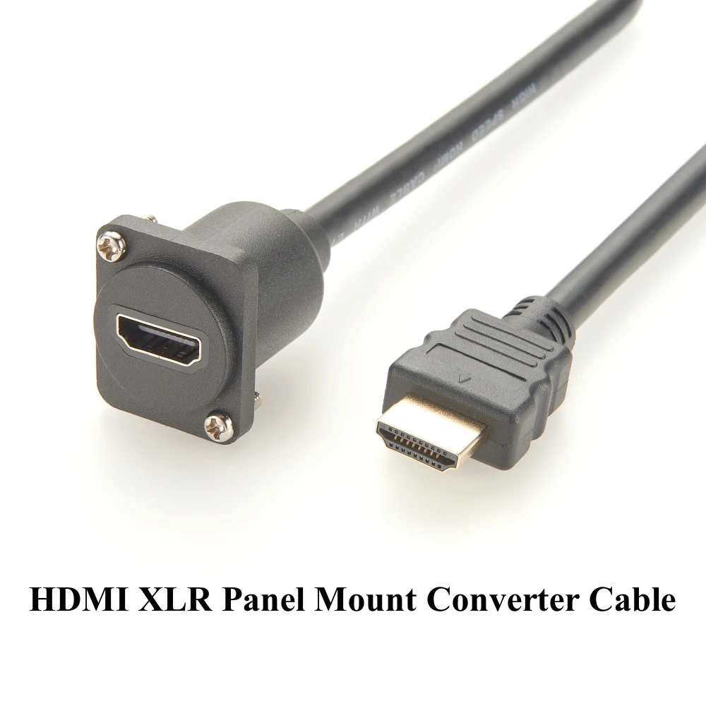 HDMI XLR Panel Mount Converter Cable 30cm/90cm 1 HDMI XLR Panel Mount Converter Cable 30cm/90cm