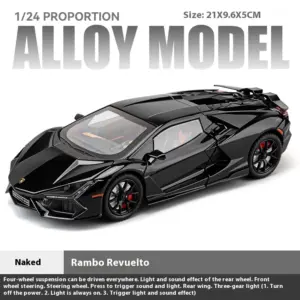 Red Lamborghini Revuelto Diecast Model 1:24 Scale 18 Sfc482fb55966426380e1d7dfb191f434U