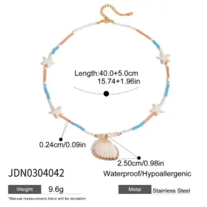 Stainless Steel Beach Vacation Necklace 18 Sfc4ad114f9634d7e84a8e5e2a4fb40edt 1