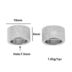 Stainless Steel Frosted Beads for Jewelry 9 Sfc81a698cc5740d1988619709578d7fcr 2