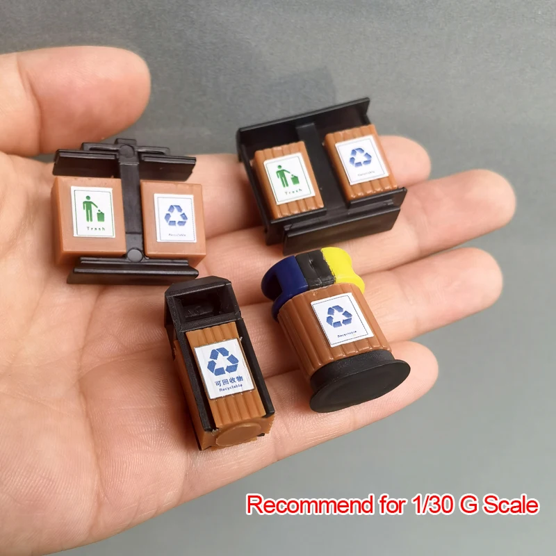 G Scale Miniature Trash Can Model for Layouts 4 G Scale Miniature Trash Can Model for Layouts - Image 4