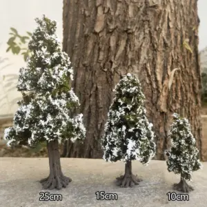 Miniature Snow-Covered Wire Cedar Tree Set 13 Sfcb01e566a9d44cc83758cc12fb9f673c