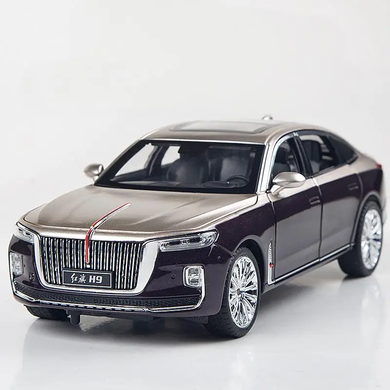 1:24 HONG QI H9 Luxury Sedan Model 6 1:24 HONG QI H9 Luxury Sedan Model - Image 6